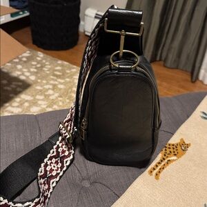 Stylish Black Crossbody Bag
